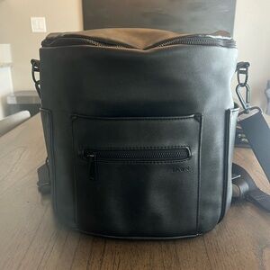 Fawn Design Black Mini Diaper Bag